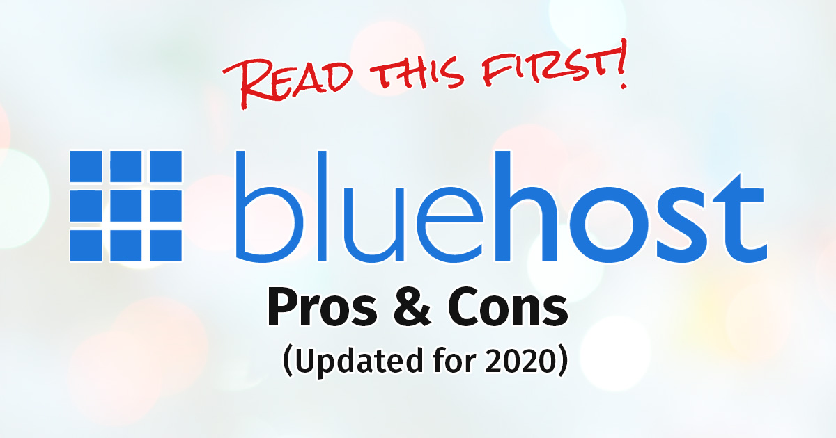 Bluehost Review Pros Cons Updated For 2020 Visual Oak Images, Photos, Reviews