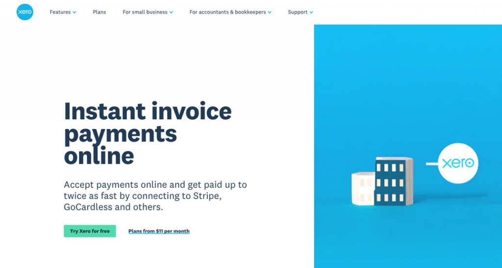 Xero integrates with Stripe and others