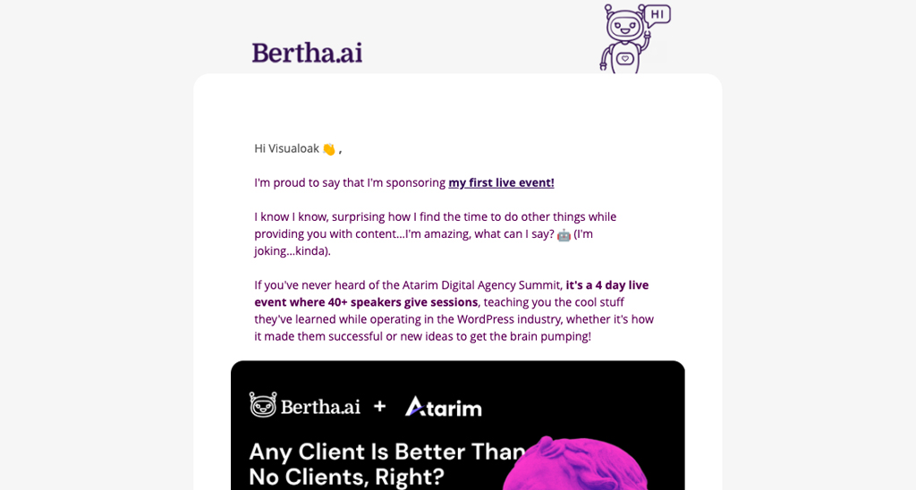 Example of a Co-Marketing Email Campaign