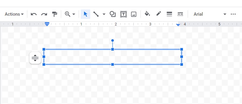 Google Docs Adjust Drawing
