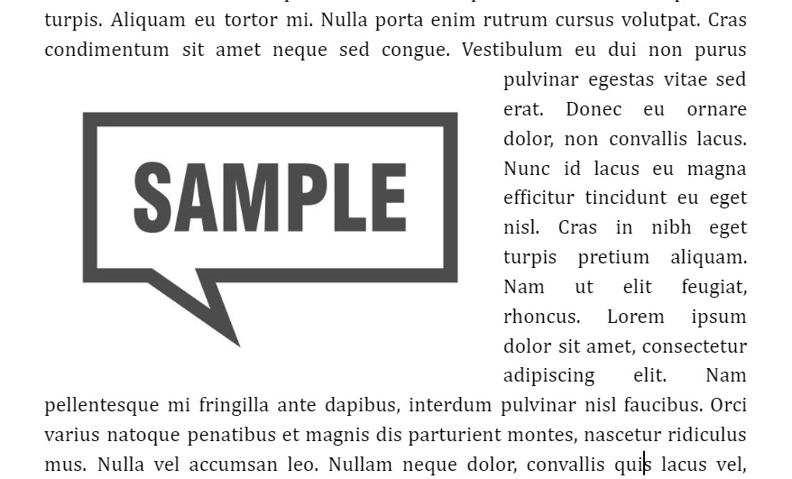 Image with text wrap in Google Docs