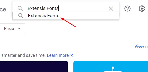Search for Extensis Fonts